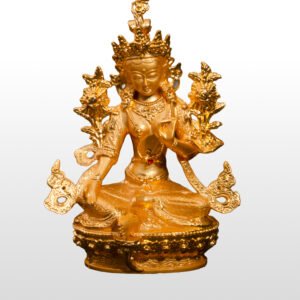 Tara verde en bronce